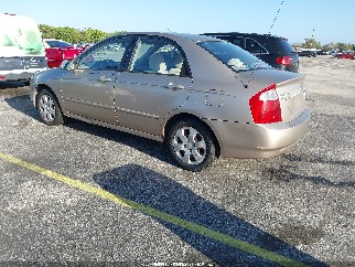 2004 Kia Spectra, VIN KNAFE121545041267. Photo 3 of 6 from IAAI auction. OpenDataCar US salvage catalog.