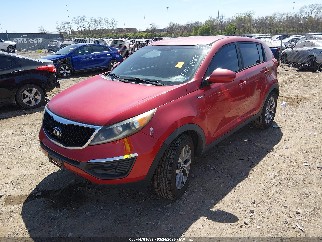 2015 Kia Sportage, VIN KNDPBCAC4F7674204. Фото 2 из 6 с аукциона IAAI. Каталог авто из США OpenDataCar.
