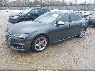 2018 Audi S4, VIN WAUC4AF4XJA165063. Фото 2 из 6 с аукциона IAAI. Каталог авто из США OpenDataCar.