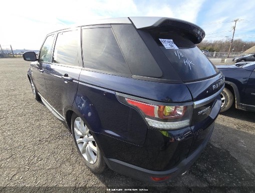 2016 Land rover Range Rover Sport, VIN SALWR2VF1GA552189. Фото 3 из 6 с аукциона IAAI. Каталог авто из США OpenDataCar.