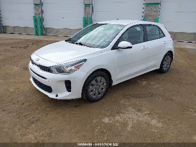 2020 Kia Rio, VIN 3KPA25AD8LE256511. Photo 2 of 6 from IAAI auction. OpenDataCar US salvage catalog.