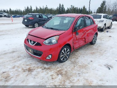 2015 Nissan Micra, VIN 3N1CK3CP5FL237096. Фото 2 з 6 з аукціону IAAI. Каталог авто зі США OpenDataCar.