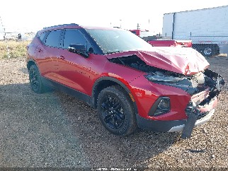 2021 Chevrolet Blazer, VIN 3GNKBBRA9MS529172. Фото 1 из 6 с аукциона IAAI. Каталог авто из США OpenDataCar.