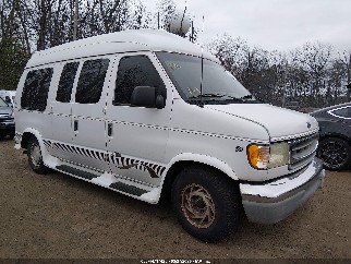 2002 Ford E-150, VIN 1FDRE14W82HA71878. Фото 1 из 6 с аукциона IAAI. Каталог авто из США OpenDataCar.