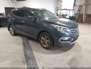 2018 Hyundai Santa Fe, VIN 5NMZU3LB4JH107645. Фото 1 з 6 з аукціону IAAI. Каталог авто зі США OpenDataCar.