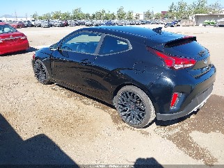 2019 Hyundai Veloster, VIN KMHTG6AF3KU018708. Photo 3 of 6 from IAAI auction. OpenDataCar US salvage catalog.