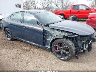 2019 Alfa romeo Giulia, VIN ZARFANBN2K7608504. Photo 1 of 6 from IAAI auction. OpenDataCar US salvage catalog.