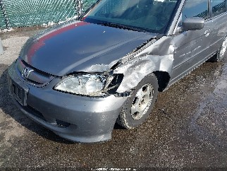 2004 Honda Civic Hybrid, VIN JHMES96684S016634. Photo 6 of 6 from IAAI auction. OpenDataCar US salvage catalog.