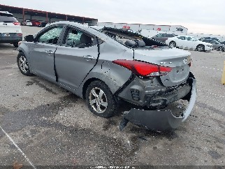 2014 Hyundai Elantra, VIN KMHDH4AE1EU080755. Zdjęcie 3 z 6 z aukcji IAAI. Katalog aut z USA OpenDataCar.