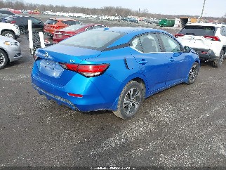 2020 Nissan Sentra, VIN 3N1AB8CVXLY267552. Фото 4 з 6 з аукціону IAAI. Каталог авто зі США OpenDataCar.