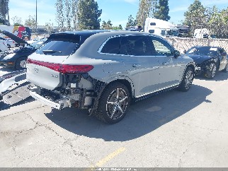2023 Mercedes-benz EQS, VIN 4JGDM4EB7PA015750. Фото 4 з 6 з аукціону IAAI. Каталог авто зі США OpenDataCar.