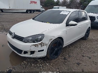 2010 Volkswagen Golf, VIN WVWDB7AJ8AW345609. Фото 2 з 6 з аукціону IAAI. Каталог авто зі США OpenDataCar.