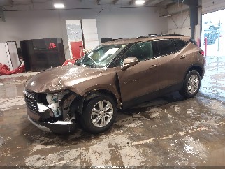 2019 Chevrolet Blazer, VIN 3GNKBBRA2KS601407. Фото 2 из 6 с аукциона IAAI. Каталог авто из США OpenDataCar.