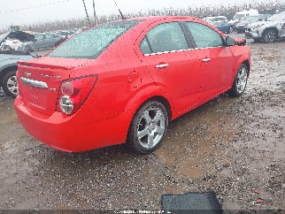 2014 Chevrolet Sonic, VIN 1G1JE5SB5E4193143. Фото 4 из 6 с аукциона IAAI. Каталог авто из США OpenDataCar.
