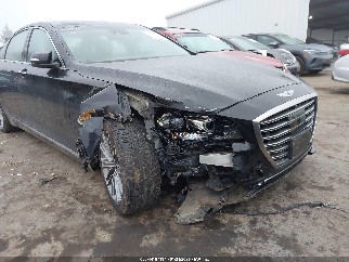 2018 Genesis G80, VIN KMHGN4JE0JU281787. Photo 6 of 6 from IAAI auction. OpenDataCar US salvage catalog.