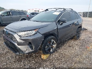2019 Toyota RAV4 Hybrid, VIN JTMEWRFV8KD521152. Photo 2 of 6 from IAAI auction. OpenDataCar US salvage catalog.