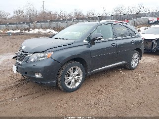 2010 Lexus RX 450h, VIN JTJBC1BA7A2413449. Фото 2 з 6 з аукціону IAAI. Каталог авто зі США OpenDataCar.