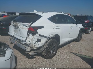 2016 Lexus NX 200t, VIN JTJYARBZ8G2028348. Фото 4 з 6 з аукціону IAAI. Каталог авто зі США OpenDataCar.
