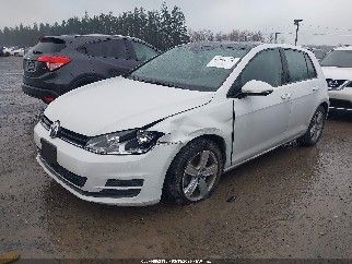 2017 Volkswagen Golf, VIN 3VW217AU5HM034649. Фото 2 з 6 з аукціону IAAI. Каталог авто зі США OpenDataCar.