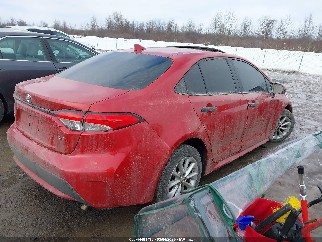 2020 Toyota Corolla, VIN 5YFHPRAE5LP007226. Фото 4 з 6 з аукціону IAAI. Каталог авто зі США OpenDataCar.