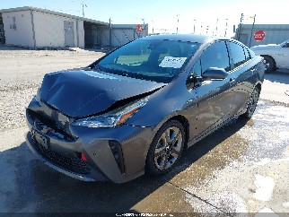 2019 Toyota Prius, VIN JTDKARFU9K3085295. Фото 2 з 6 з аукціону IAAI. Каталог авто зі США OpenDataCar.