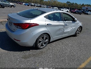 2015 Hyundai Elantra, VIN KMHDH4AE7FU370368. Фото 4 з 6 з аукціону IAAI. Каталог авто зі США OpenDataCar.