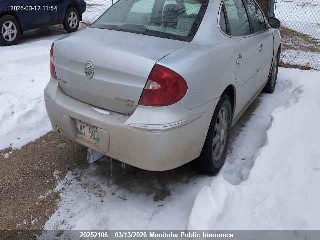 2009 Buick Allure, VIN 2G4WF582991160967. Photo 4 of 6 from IAAI auction. OpenDataCar US salvage catalog.