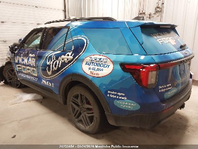 2025 Ford Explorer, VIN 1FMUK8KH7SGB74697. Фото 3 з 6 з аукціону IAAI. Каталог авто зі США OpenDataCar.