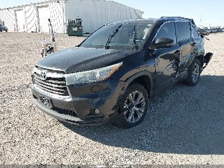 2015 Toyota Highlander, VIN 5TDJKRFH2FS197968. Фото 2 з 6 з аукціону IAAI. Каталог авто зі США OpenDataCar.