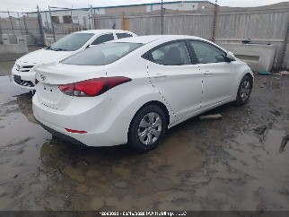 2016 Hyundai Elantra, VIN 5NPDH4AE0GH753908. Фото 4 з 6 з аукціону IAAI. Каталог авто зі США OpenDataCar.