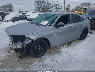 2025 Honda Civic, VIN 2HGFE2F58SH569690. Фото 2 из 6 с аукциона IAAI. Каталог авто из США OpenDataCar.