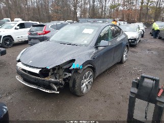 2020 Tesla Model Y, VIN 5YJYGDEE6LF015084. Фото 2 з 6 з аукціону IAAI. Каталог авто зі США OpenDataCar.