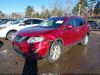 2015 Nissan Rogue, VIN KNMAT2MV0FP546942. Zdjęcie 2 z 6 z aukcji IAAI. Katalog aut z USA OpenDataCar.