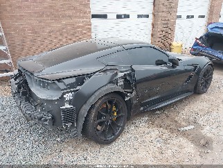 2019 Chevrolet Corvette, VIN 1G1YW2D75K5107175. Photo 4 of 6 from IAAI auction. OpenDataCar US salvage catalog.
