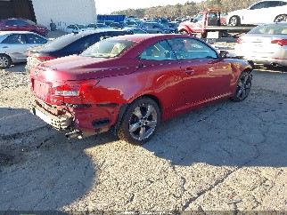 2010 Lexus IS 250c, VIN JTHFF2C26A2506597. Фото 4 з 6 з аукціону IAAI. Каталог авто зі США OpenDataCar.