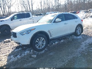 2017 Infiniti QX70, VIN JN8CS1MW1HM414117. Фото 2 из 6 с аукциона IAAI. Каталог авто из США OpenDataCar.