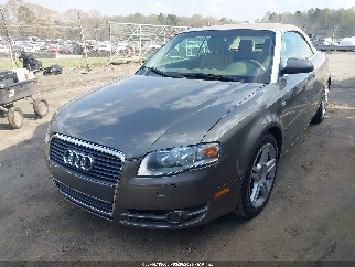 2007 Audi A4, VIN WAUAF48H97K028265. Фото 2 из 6 с аукциона IAAI. Каталог авто из США OpenDataCar.