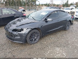 2024 Tesla Model 3, VIN 5YJ3E1EA9RF721826. Фото 2 из 6 с аукциона IAAI. Каталог авто из США OpenDataCar.