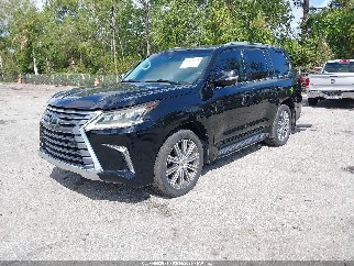2016 Lexus LX 570, VIN JTJHY7AX3G4216991. Photo 2 of 6 from IAAI auction. OpenDataCar US salvage catalog.