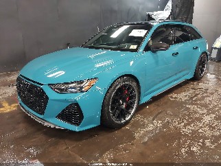 2021 Audi RS6 Avant, VIN WUA1CBF22MN901317. Фото 2 из 6 с аукциона IAAI. Каталог авто из США OpenDataCar.