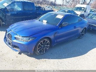 2022 Bmw M4, VIN WBS43AZ09NCJ33758. Фото 2 из 6 с аукциона IAAI. Каталог авто из США OpenDataCar.