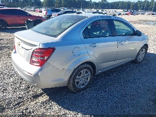 2017 Chevrolet Sonic, VIN 1G1JB5SH4H4136773. Фото 4 з 6 з аукціону IAAI. Каталог авто зі США OpenDataCar.