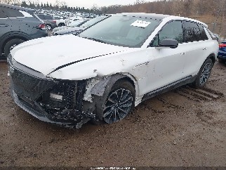 2024 Cadillac LYRIQ, VIN 1GYKPTRL0RZ100248. Фото 2 з 6 з аукціону IAAI. Каталог авто зі США OpenDataCar.