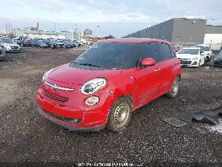 2014 Fiat 500L, VIN ZFBCFABH6EZ018867. Фото 2 из 6 с аукциона IAAI. Каталог авто из США OpenDataCar.