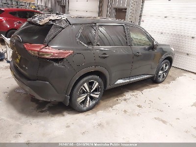 2023 Nissan Rogue, VIN JN8BT3CB1PW215090. Photo 4 of 6 from IAAI auction. OpenDataCar US salvage catalog.