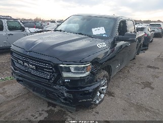 2024 Ram 1500, VIN 1C6RREJT7RN112966. Фото 2 из 6 с аукциона IAAI. Каталог авто из США OpenDataCar.