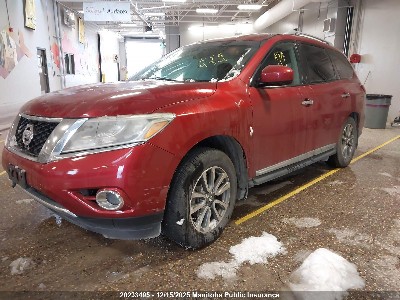 2013 Nissan Pathfinder, VIN 5N1AR2MM5DC602640. Фото 2 из 6 с аукциона IAAI. Каталог авто из США OpenDataCar.