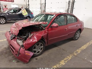 2004 Hyundai Elantra, VIN KMHDN46DX4U783861. Photo 2 of 6 from IAAI auction. OpenDataCar US salvage catalog.