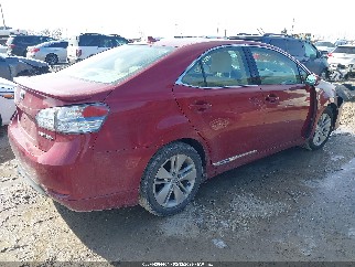 2010 Lexus HS 250h, VIN JTHBB1BA4A2019797. Фото 4 з 6 з аукціону IAAI. Каталог авто зі США OpenDataCar.