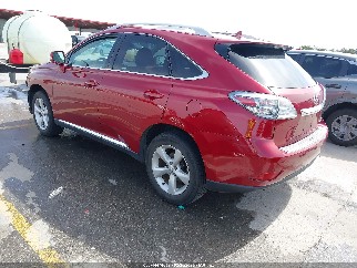 2012 Lexus RX 350, VIN 2T2ZK1BA5CC085677. Фото 3 з 6 з аукціону IAAI. Каталог авто зі США OpenDataCar.